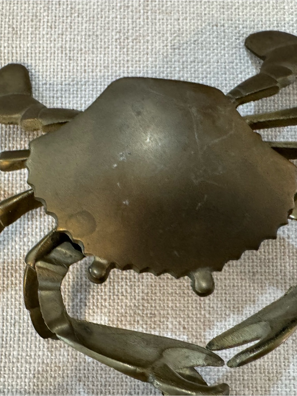 3 Bronze Crab Ash Trays Sculpture Figure 7x3 1/2” - Picture 4 of 11